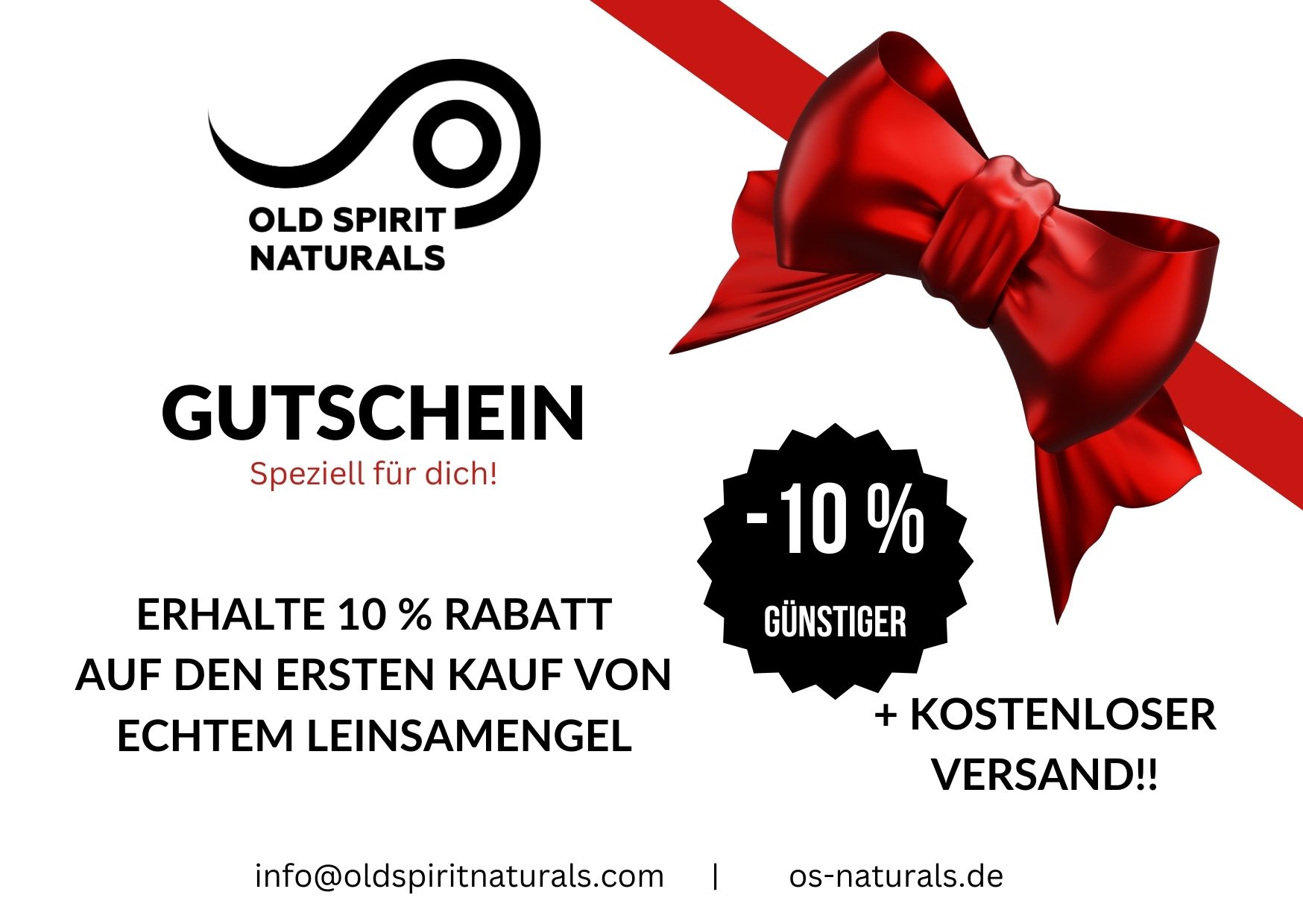 10 % Gutschein ECHTES Leinsamengel